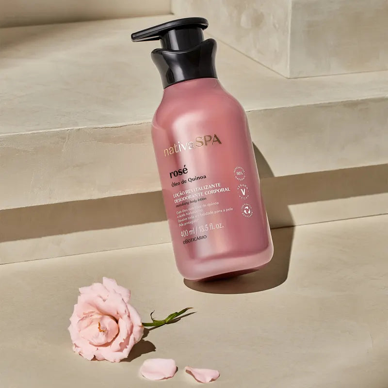 Loção Revitalizante Corporal Nativa Spa Rosé By O Boticário