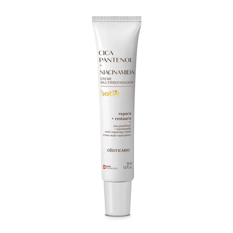 Creme Multirreparador Cica Pantenol + Niacinamida Botik, 30ml By O Boticário