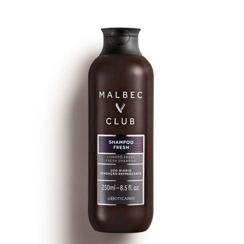 Shampoo Fresh Malbec Club, 250ml By O Boticário