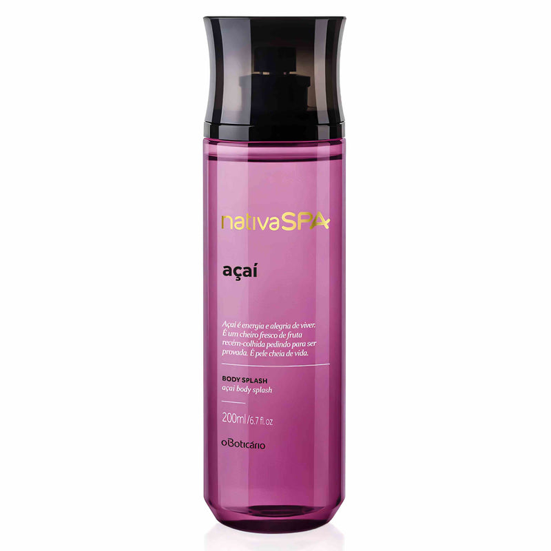 Body Splash Nativa Spa Açaí, 200ml By O Boticário