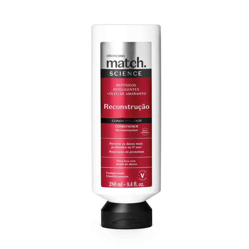 Condicionador Match Science Reconstrução, 250ml By O Boticário