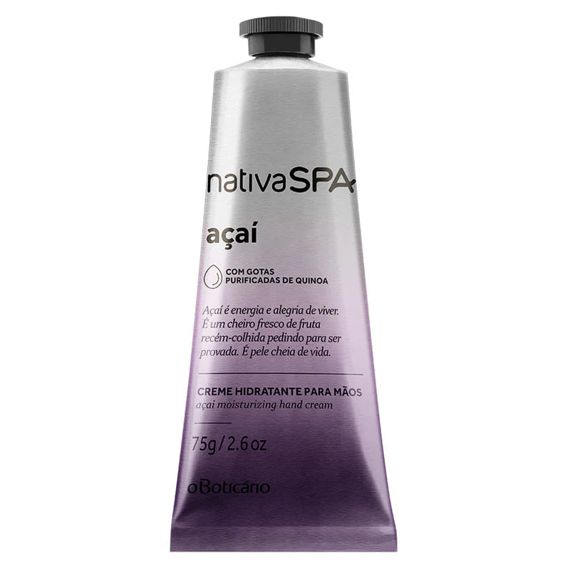 Creme de Mãos Nativa Spa Açaí, 75g By O Boticário