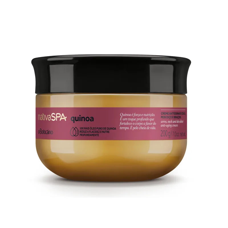 Creme Hidratante para Colo, Pescoço e Braços Nativa Spa Quinoa By O Boticário