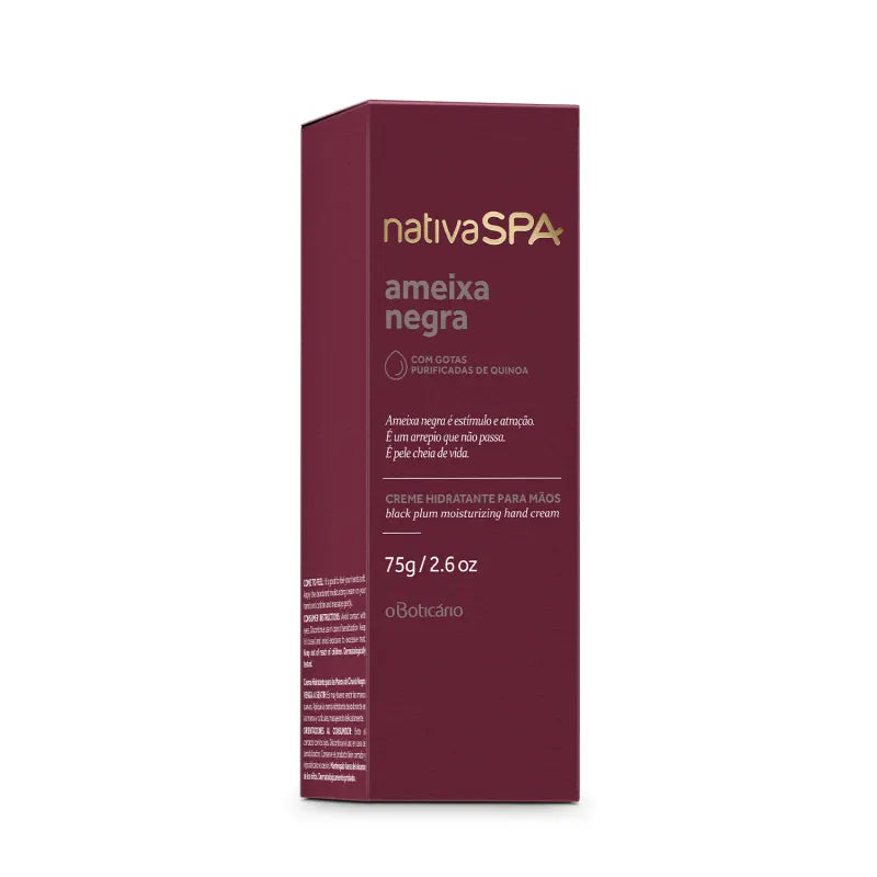 Creme de Mãos Nativa Spa Ameixa Negra, 75gr By O Boticário