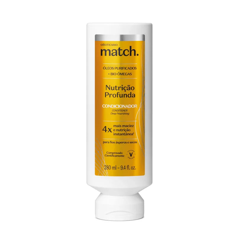 Condicionador Match Nutrição Profunda, 280ml By O Boticário