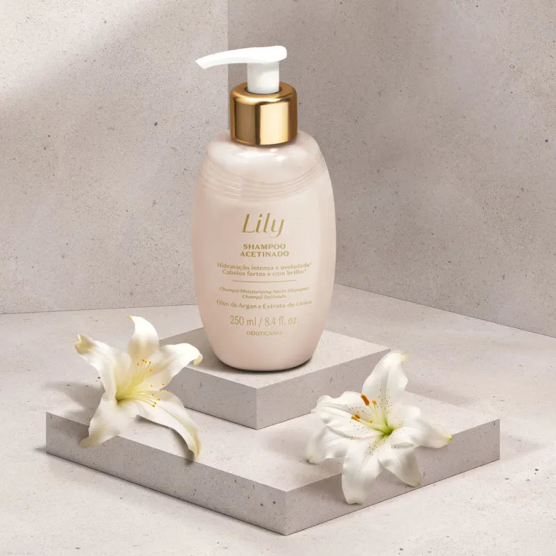 Shampoo Acetinado Lily, 250ml By O Boticário